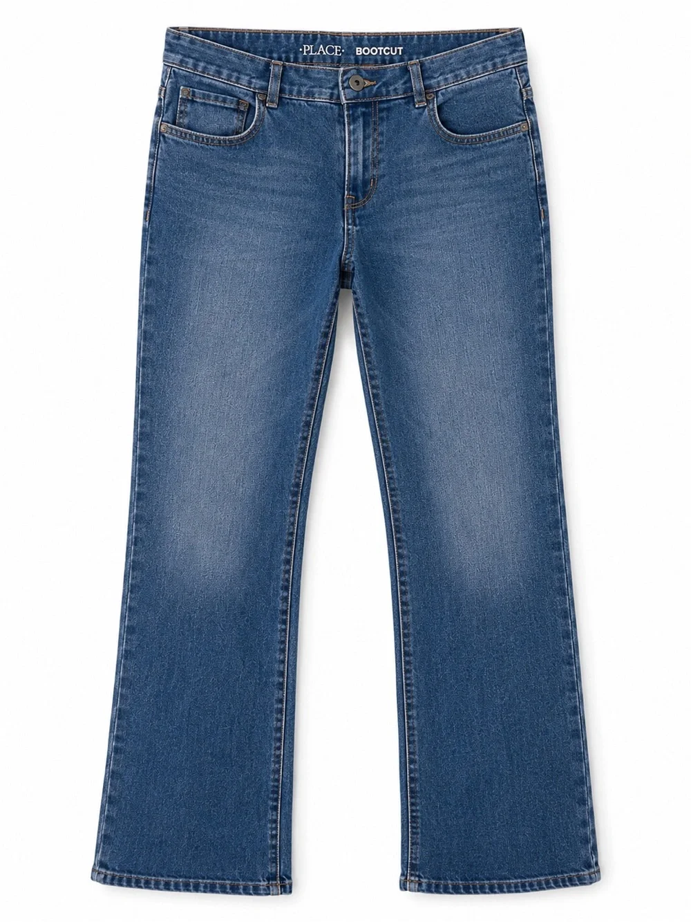 The Children’s Place Boys Size 18 Bootcut Jeans Medium Wash Denim